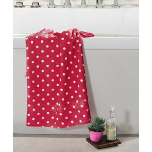 Pink Polka Dot Bath Towels You ll Love Wayfair